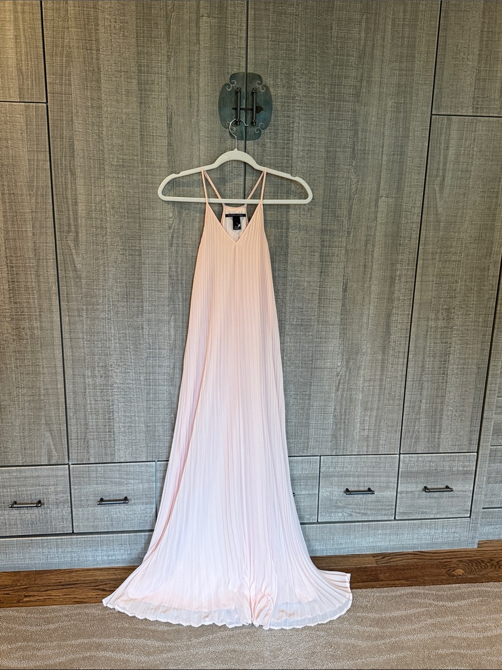 Victoria's Secret Light Pink Pleated Slip Dress